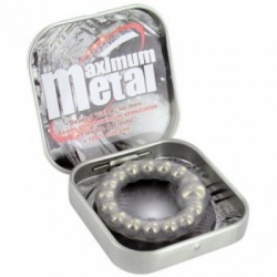 Maximum Metal Beaded Cock Ring